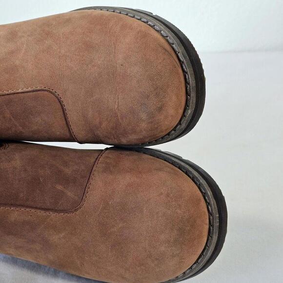 Chaco Womens Cataluna Explorer Chelsea Mahogany Leather Boot Size US 7 EU 38 - Picture 4 of 11